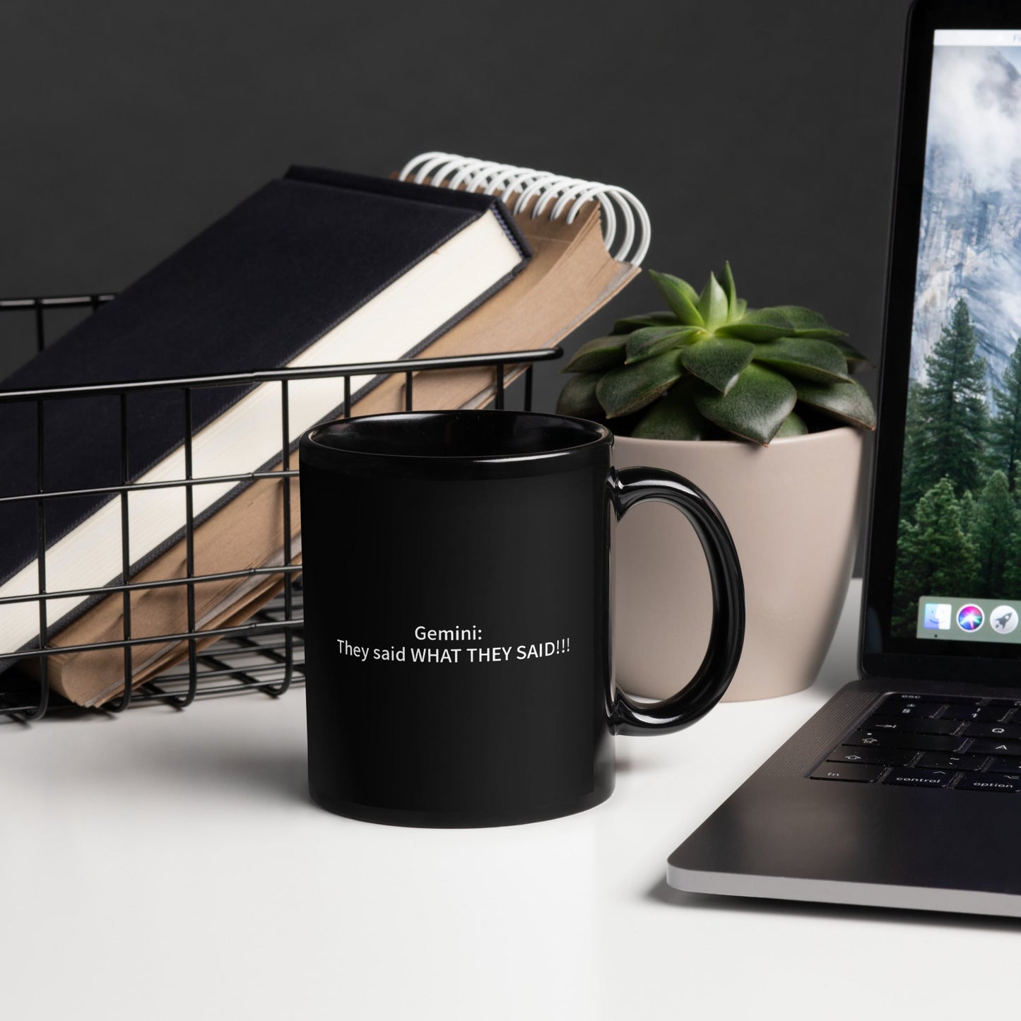 Gemini Edition-Black Glossy Mug