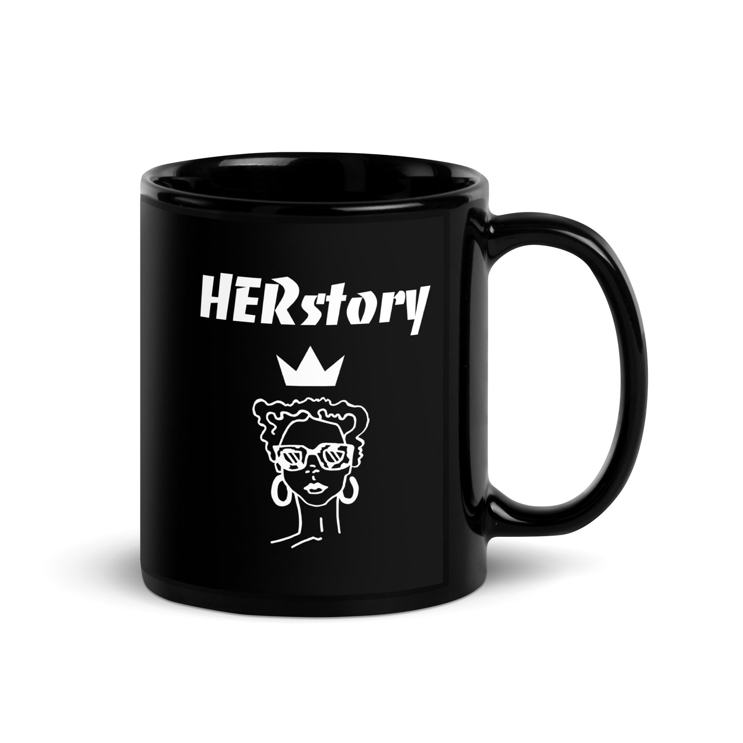 Black HerStory Mug