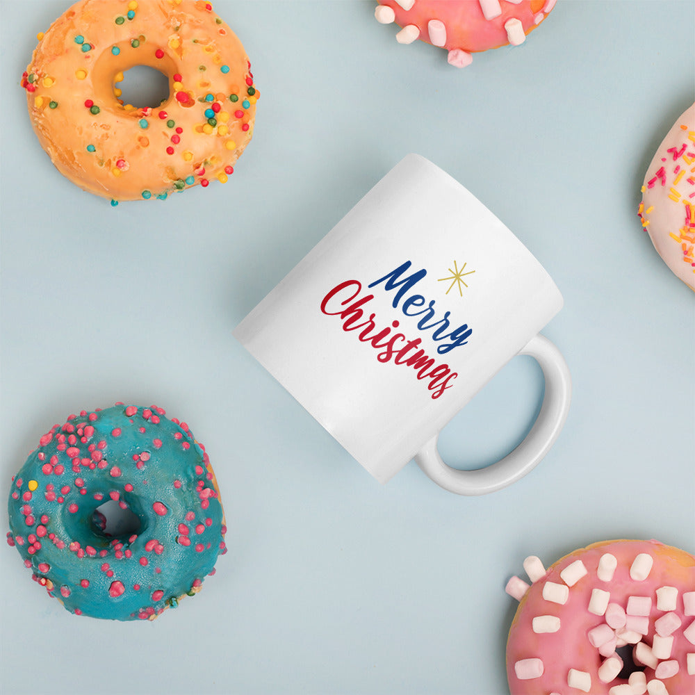 Merry Christmas Mug-White glossy mug