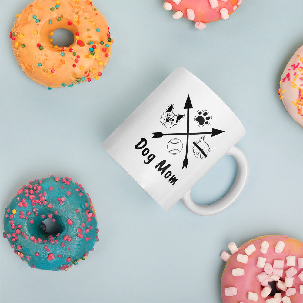 Dog Lover-White glossy mug