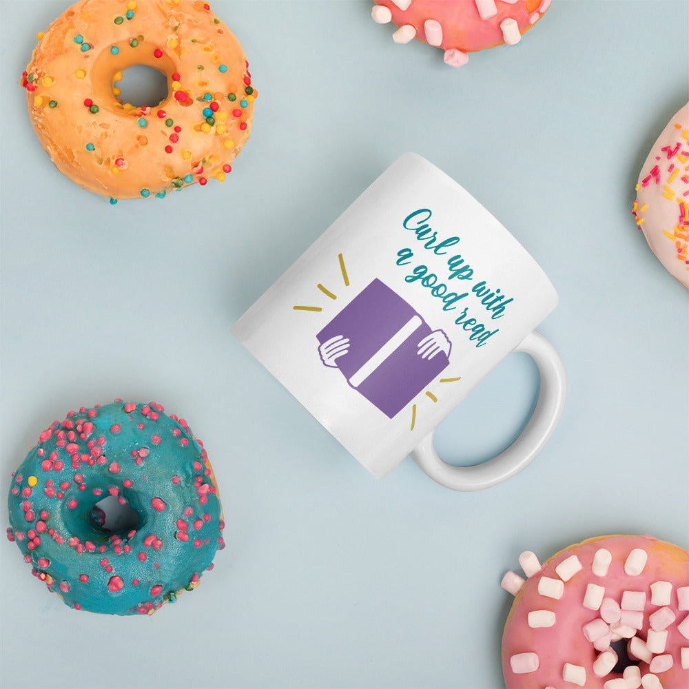 Good Read White glossy mug