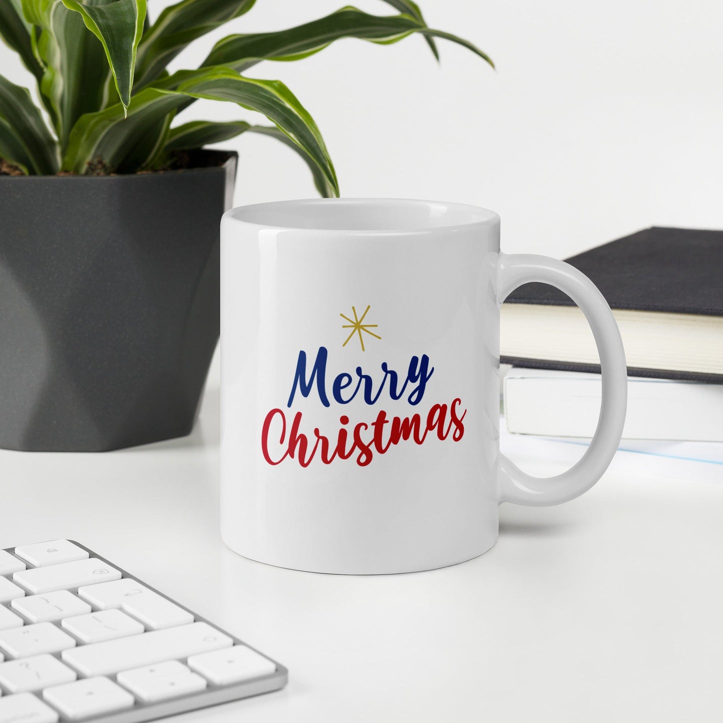 Merry Christmas Mug-White glossy mug